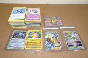 lot 338 image: Assorted Pokemon Cards - Full Art, Rares, Holos