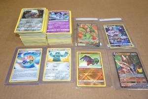 lot 339 image: Assorted Pokemon Cards - Full Art, Rares, Holos