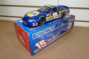 lot 343 image: 2003 RCCA by Action Limited Edition Michael Waltrip 124 Scale Clear Window Bank