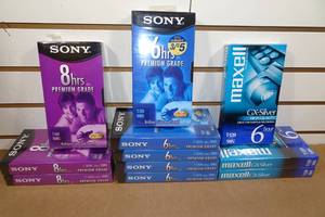 lot 360 image: NEW Video Cassette Tapes