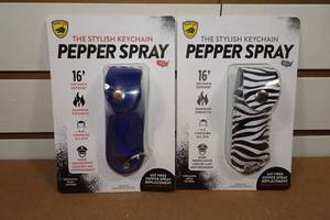lot 362 image: 2 Guard Dog Pepper Spray Keychains