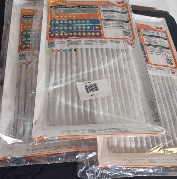 lot 28 image: Brand New 3M Filtrete Allergen Defense Air Filters Lot of 3