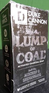 lot 39 image: Duke Cannon Lump of Coal Charcoal Soap
