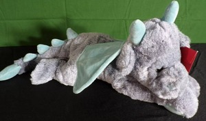 lot 60 image: Brand New FAO Schwarz 15 Plush Cuddly Stuffed Animal Dragon
