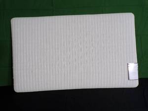 lot 81 image: Brand New 30 x 18 Ribbed Stripe Kitchen Comfort Mat Beige - Threshold