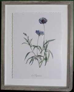 lot 86 image: Flower Picture (Corner Frame Damage - See Photos)