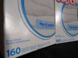 lot 164 image: Lot of 3 Bounce Dryer Sheets 160 Per Box (480 Total)