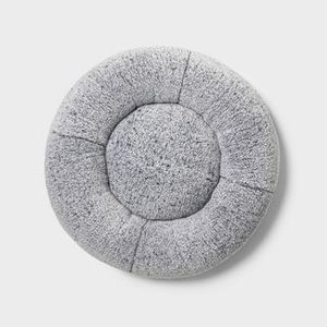 lot 2 image: Round Cuddler Dog Bed - S - Gray - Wondershop