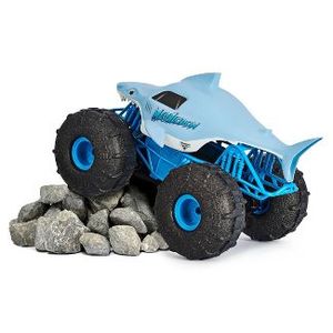 lot 35 image: Brand New Monster Jam Official Megalodon Storm All-Terrain Remote Control Monster Truck - 115 Scale