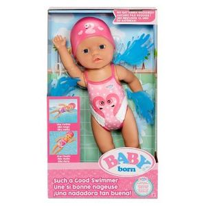 lot 109 image: BABY born Such A Good Swimmer Baby Doll - Blue Eyes