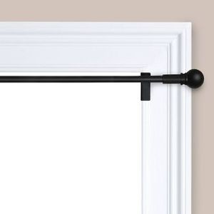 lot 141 image: Twist and Shout Easy Install Curtain Rod - Room Essentials