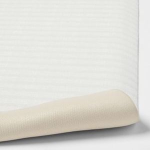 lot 62 image: Brand New 30 x 18 Ribbed Stripe Kitchen Comfort Mat Beige - Threshold