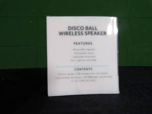 lot 202 image: Brand New Disco Ball Wireless Speaker