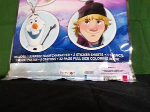 lot 256 image: Lot of 4 Disney Frozen Surprise Play Pack Grab & Go Collectible Character