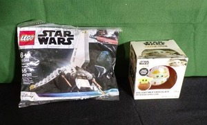 lot 290 image: Star Wars Mini Lego Kit and Mandalorian The Child Milk Chocolate Ball (Exp 62024)