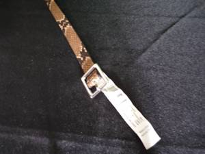 lot 321 image: Ladies Lizard Rope 1X Belt