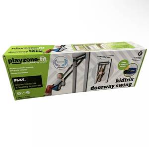 lot 73 image: Brand New Playzone Fit KidTrix Doorway Swing Set System Indoor Swing Ages 3 150lb Limit