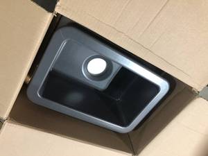 Sotto Drop-inUndermount Fireclay 12 in. Single Bowl Kitchen Sink with Strainer in Matte White by BOCCHI Customer Returns See Pictures