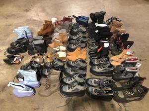Lo9t of Mixed Assorted Shoes Various Models and Conditions See Pictures