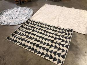 Lot of Mixed Rugs See Pictures