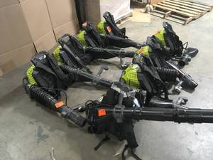 Lot of Ryobi Backpack Leaf Blowers  Customer Returns See Pictures