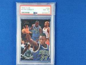 Kevin Garnett 1995 Flair Rookie Card #206 PSA NM-MT 8