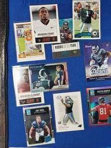 Lot of 10 Rookie Cards Including Cam Newton, Alvin Kamara, Fournette, Cooks, Hooper and More