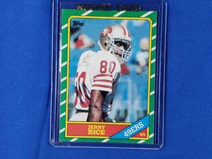Jerry Rice Rookie Card Topps #161