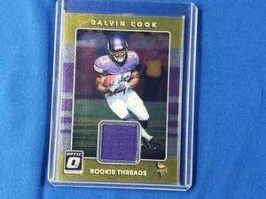 Dalvin Cook Patch Rookie Threads Donruss Optic #13
