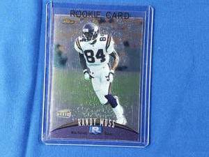 Randy Moss rookie Card Topps Finest 6 of 6