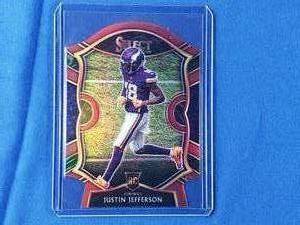 Justin Jefferson Select Rookie Diecut #61