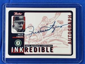 Rollie Fingers Retro Authentic Autograph inkredible by Upper Deck