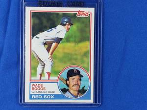 Wade Boggs Topps Rookie Card #498