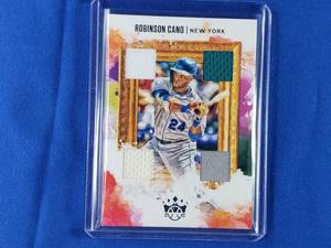 Robinson Cano Remnant Patch Panini Diamond Kings DKQ-RC