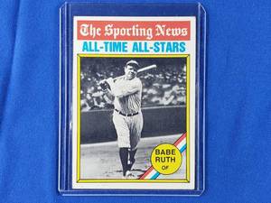 Babe Ruth The Sporting News All-Time All-Stars #345 1976 Topps