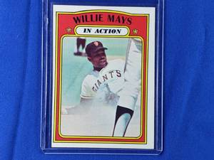 Willie Mays In Action #50 1972 Topps