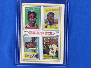 Hank Aaron Special Most Memorable Homers #3 1974 Topps
