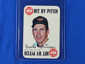 Hit By Pitch Brooks Robinson Topps Card