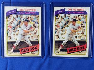 Lot of 2 Carl Yastrzemski A.L. All-Star Topps #720