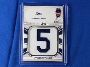 Wander Franco Rookie Commemorative Jersey Number Medallion