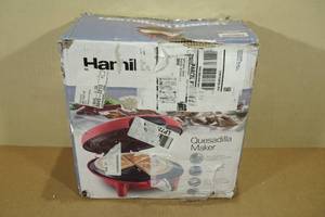 lot 63 image: Hamilton Beach Quesadilla Maker -Red