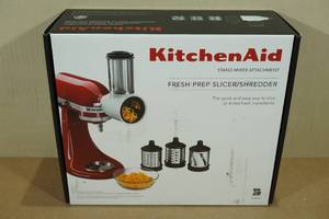 lot 64 image: KitchenAid Fresh Prep SlicerShredder Attachment for KitchenAid Stand Mixers