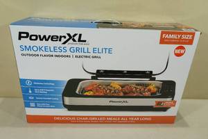 lot 143 image: PowerXL Smokeless Grill Elite Indoor Grill