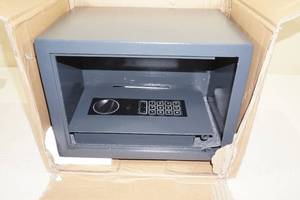 lot 153 image: Stalwart 0.46 Cu. Ft. Digital Deposit Safe Box with Keypad and 2 Manual Override Keys