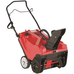 lot 14 image: Troy-Bilt Squall 123R 21 123cc Single-Stage Snowblower - 31A-2M5G766