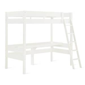 lot 159 image: Dorel Living Harlan Twin Loft Bed with Desk, White