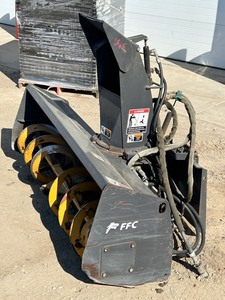 lot 5 image: FFC Skid Loader Snow Blower