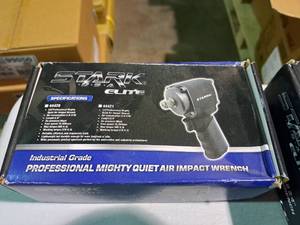 lot 796 image: Stark Elite Mighty Quiet 38 Air Impact Wrench 4442044421 (in original packaging)