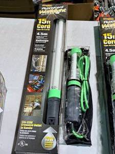 lot 809 image: Lot of (2) Pro Glo Fluorescent Shop Worklights (in original packaging)