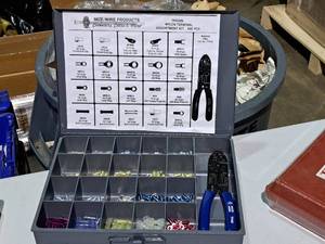 lot 831 image: Mize Wire Products Nylon Terminal Assortment Kit TK430N 430-piece